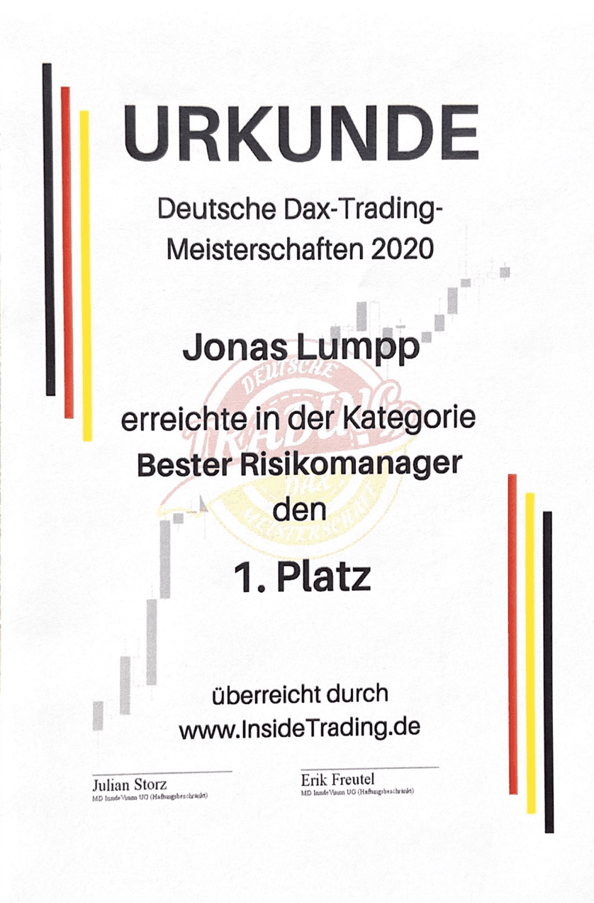 1st · Best Risk Manager 2020 certificate